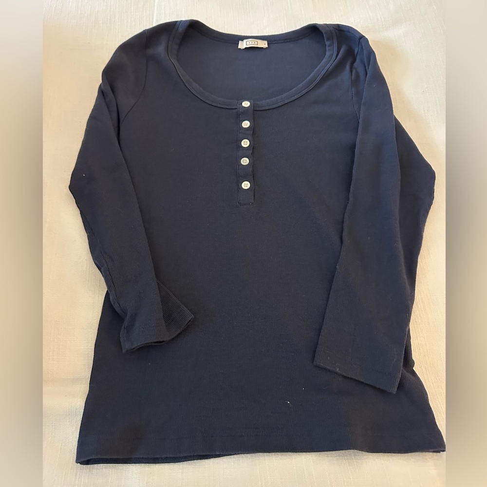 AYR High Roller Henley, Black, XL